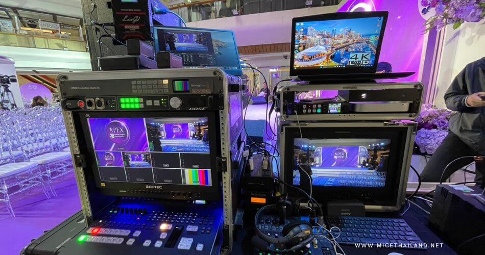 High-quality video switcher rental in Thailand for seamless event video production